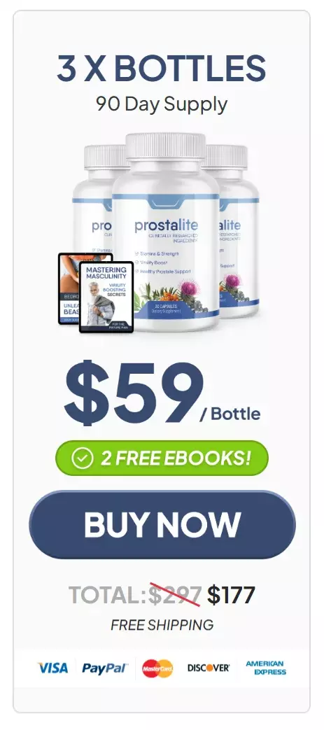 ProstaLite™ 3 bottles pricing